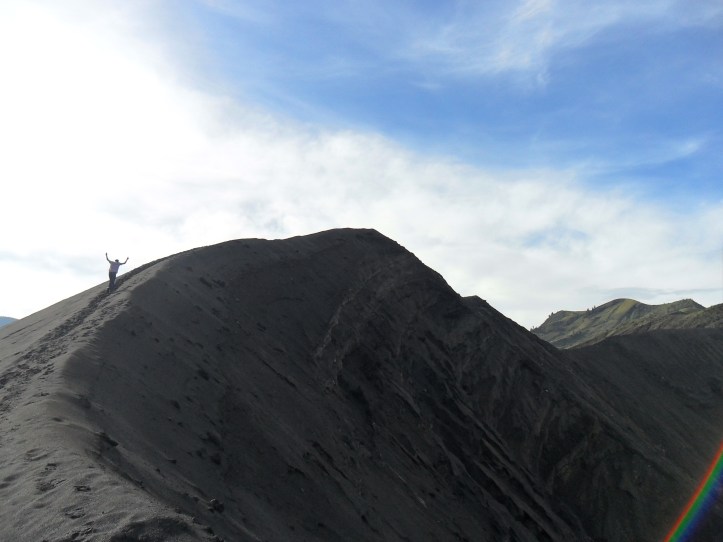 11 Walking to the top of Mt. Bromo