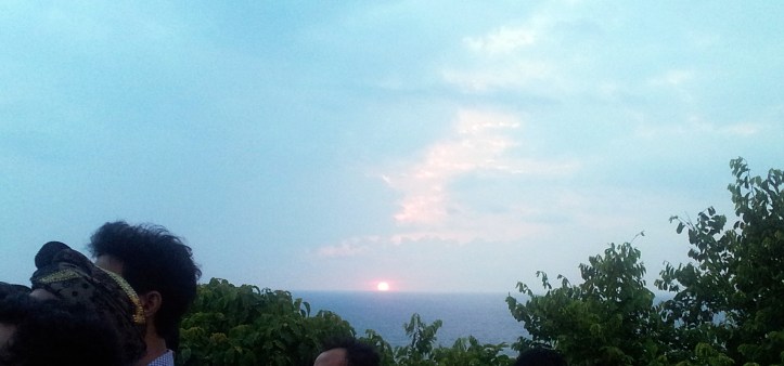 Sunset at Uluwatu