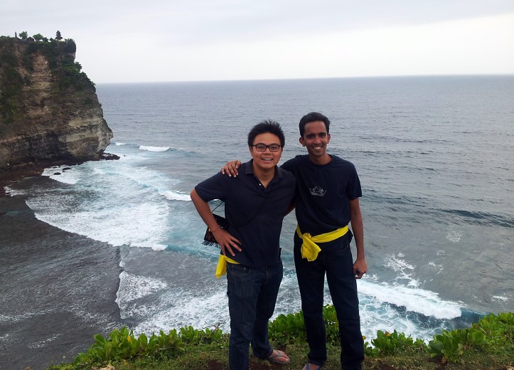 Victor and me, Uluwatu, Indonesia
