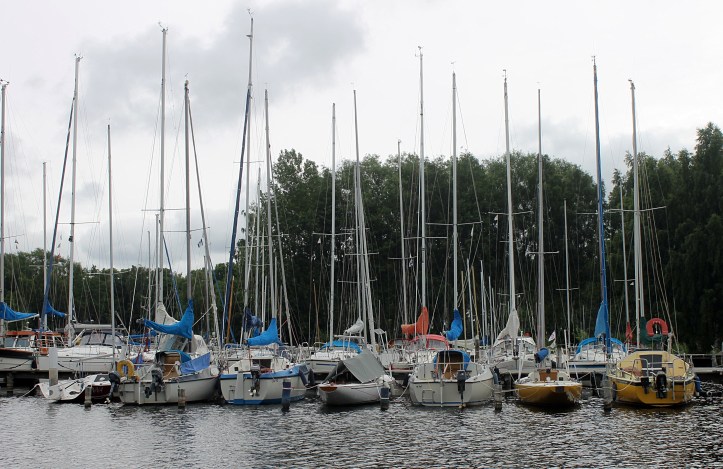 Boats at Skarholmen, Lake Ekoln, Uppsala