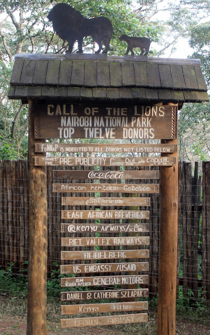 Entrance to Nairobi Animal Orphanage