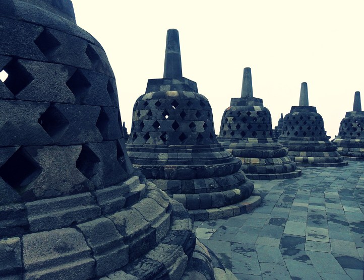 Stupas in Borobudur